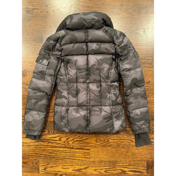 SAM. Freestyle Black Camo down puffer jacket size S - Picture 6 of 12